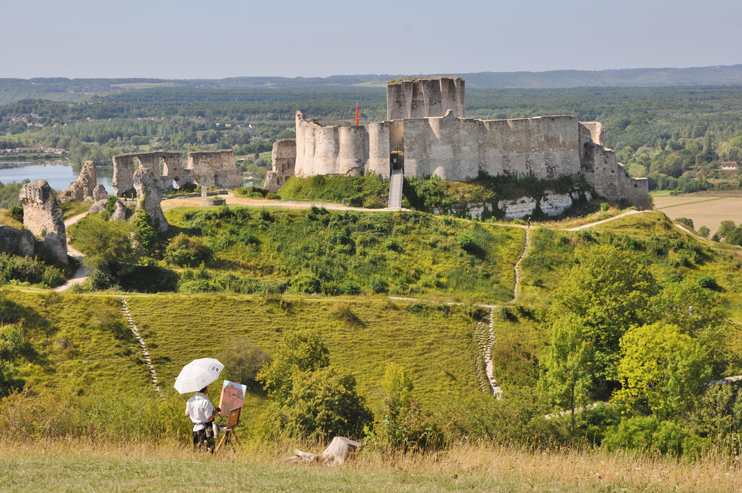 Château-Gaillard. (Photo Rodolphe Corbin © Patrimoine Normand)