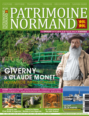 Patrimoine Normand n°130 (juillet-août-septembre 2024). En kiosque à partir du 5 juillet 2024 - 100 pages. Magazine trimestriel.