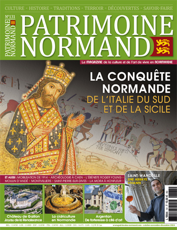 Patrimoine Normand n°131 (octobre-novembre-décembre 2024). En kiosque à partir du 5 octobre 2024 - 100 pages. 