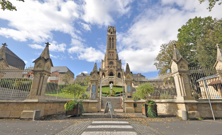 Le petit Lourdes à Hérouville-Saint-Clair. (Photo Rodophe Corbin © Patrimoine Normand)